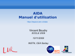 AIDA Manuel d`utilisation