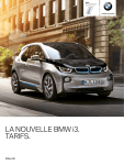 La nouveLLe BMW i3. TaRIFS.