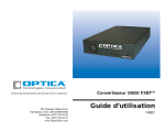 Guide d`utilisation - Optica Technologies Inc.