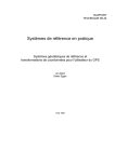 Syst&egrave;mes de r&eacute;f&eacute;rence en pratique - Swisstopo