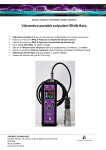 Vibrom&egrave;tre portable polyvalent Elivib-Basic