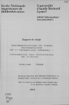 Informatisation du fonds documentaire de l`inventaire général