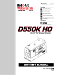 D550K HO Operator manual - Red-D