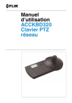 ACCKBD320 Clavier PTZ réseau Manuel d`utilisation