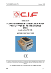 four de refusion convection pour prototypes et petites series ft01