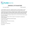 MANUEL D`UTILISATION