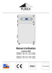 Purex - 800i - manuel d`utilisation