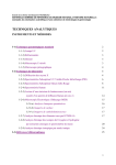 techniques analytiques - Département Histoire de la Terre