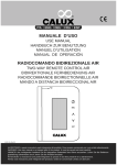 MANUALE D`USO RADIOCOMANDO BIDIREZIONALE AIR