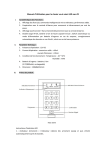 Manuel d`Utilisation pour le clavier va-et-vient LED