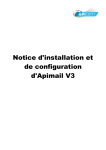 Notice d`installation et de configuration d`Apimail V3