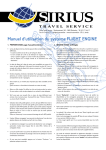 Manuel d`utilisation du systeme FLIGHT ENGINE - Sirius