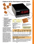 Capteurs de flux thermiques à couche mince