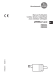 Manuel d`utilisation Codeur absolu magn&eacute;tique avec interface