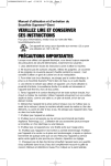 veuillez lire et conserver ces instructions pr&eacute;cautions importantes