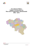 Zone Brabant Wallon Rapport d`avancement du Plan zonal