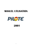 MANUEL UTLISATION TLISATION 2001