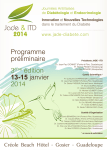 Téléchargez le programme Jade-IDT 2014