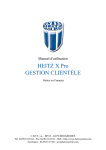 HEITZ X Pro GESTION CLIENTÈLE