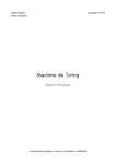 Manuel d`utilisation - machine de turing