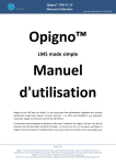 Opigno™ LMS made simple Manuel d`utilisation