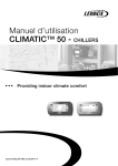 Manuel d`utilisation CLIMATIC&trade; 50 - CHILLERS