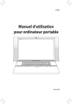 Manuel d`utilisation pour ordinateur portable