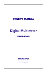 DMR-1000 Manual for PDF - Circuit Test Electronics