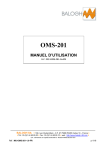 oms-201 manuel d`utilisation