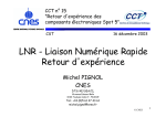 Rex LNR - (CCT) du CNES