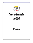 Cours préparatoire au TDG (test de développement général) v.3