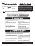 AVERTISSEMENT ATTENTION