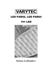 LED PAR56, LED PAR64 151 LED Notice d`utilisation