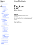 FlexScan L997 Manuel d`utilisation
