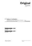 Notice d` utilisation TERRASEM C 8 TERRASEM C 9