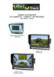 MANUEL D`UTILISATION KIT CAMERA 92&deg; + ECRAN