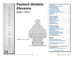 003-2189-02_Guide de l`utilisateur, Fauteuil dentaire