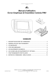 Utilisation Ecrans graphiques ensembles PMV