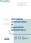 information communication et organisation administrative