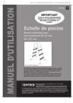 Echelle de piscine