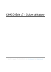CIMCO Edit v7 - Guide de l`utilisateur