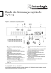 Guide de démarrage rapide du TVR 12