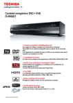 Combin&eacute; enregistreur DVD + VHS D-VR60DT