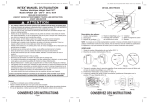 conservez ces instructions conservez ces instructions attention