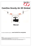 CamOne Gravity Air 2D Gimbal Manuel