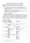 Compte Rendu Mission GPS – Nord Chili, Juin 2008 Mission de