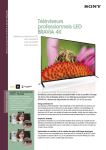 Téléviseurs professionnels LED BRAVIA 4K