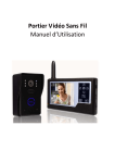Portier Vid&eacute;o Sans Fil Manuel d`Utilisation