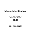 Manuel d`utilisation VAG-COM 11.11 en Français