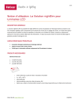Notice d`utilisation: La Solution nightDim pour luminaires LED